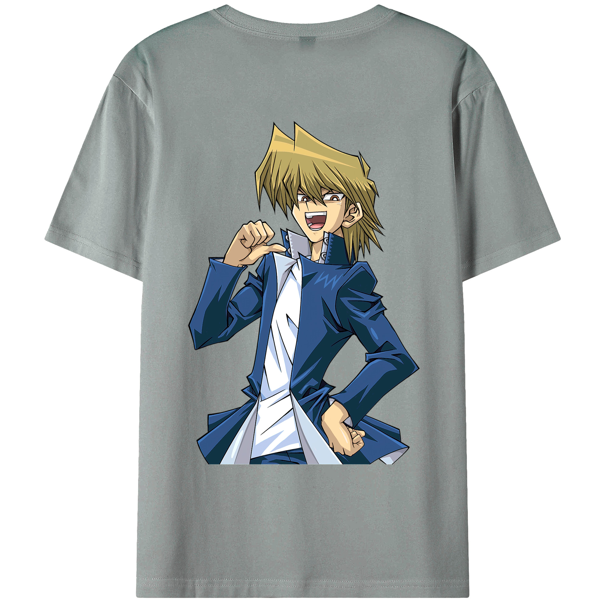 （画像用） 遊☆戯☆王 Yu-Gi-Oh! 綿100％ メンズ半袖Tシャツ（バックプリント） 通気性